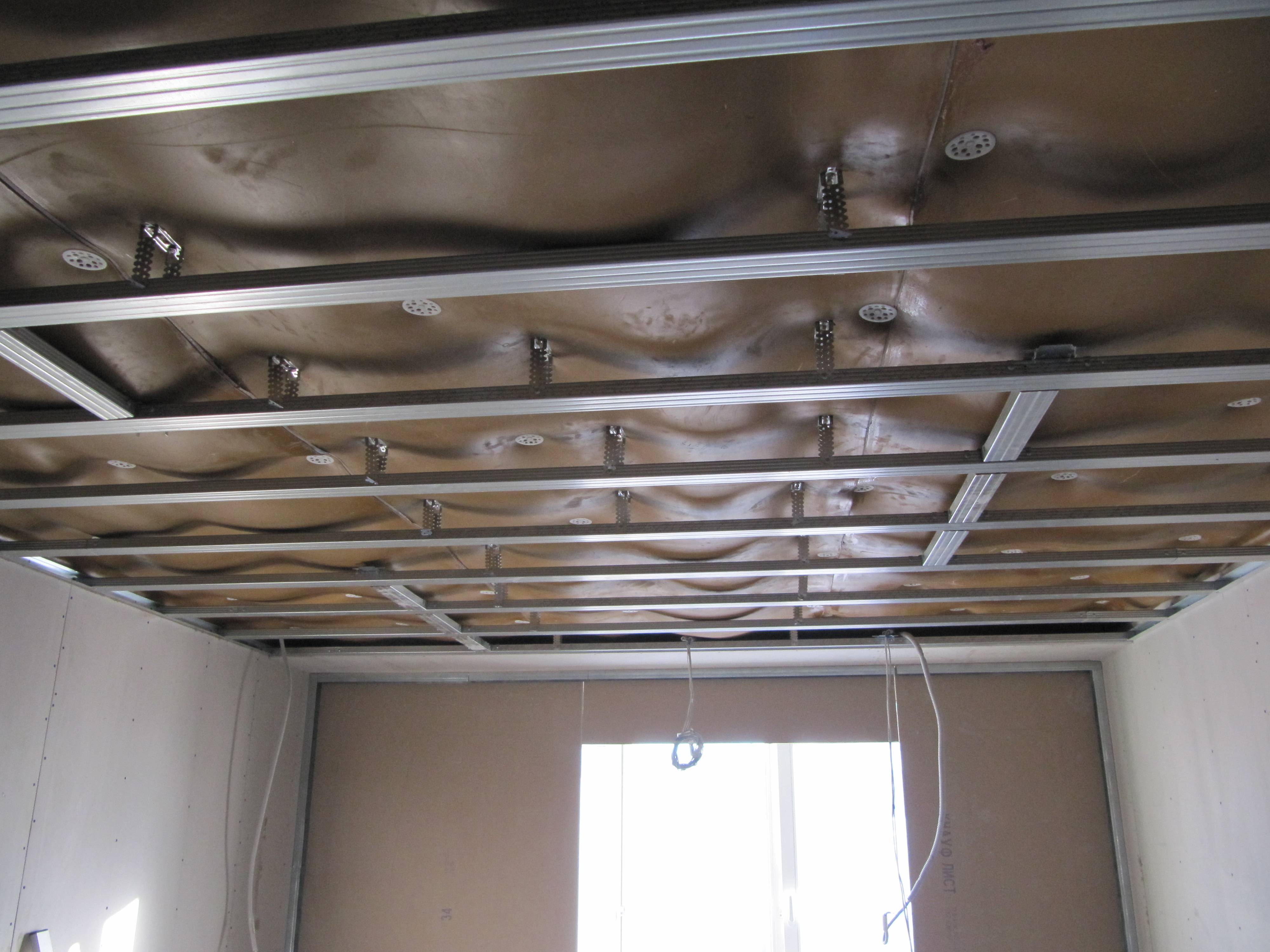 Шумоизоляция потолка в квартире под натяжной и звукоизоляция: как сделать и цена