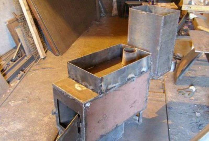 Чертежи банной печи из металла – строим печь своими руками