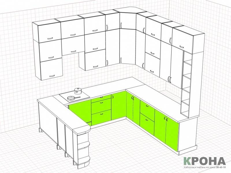Советы по расстановке мебели в кухне, как правильно сделать